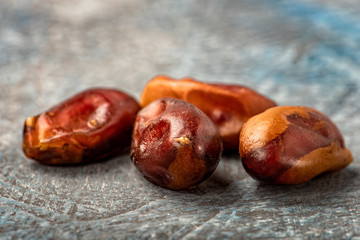 Delicious dried dates, a favorite dish of many gourmets.