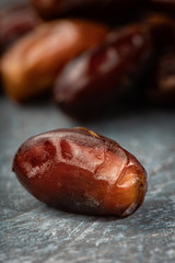 Delicious dried dates, a favorite dish of many gourmets.
