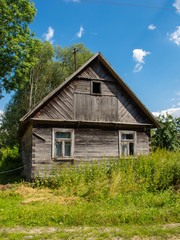 very old abandoned house in Poland