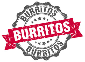 Obraz premium burritos stamp. sign. seal