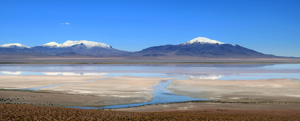 Panoramic view of Salar de Tara Atacama Chile