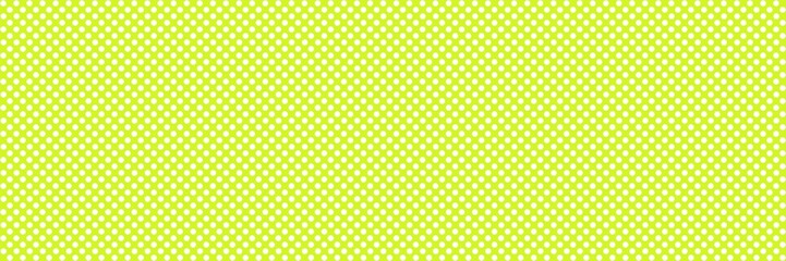 Grüner Banner mit weißen Punkten als Hintergrund