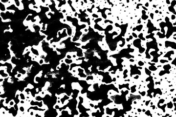 Black and White Ink Splatters and Spill 