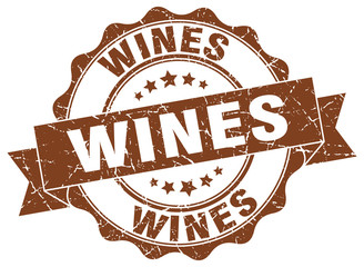 wines stamp. sign. seal