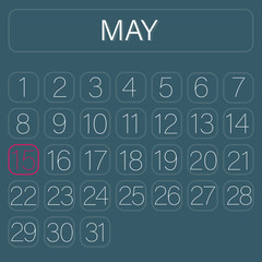 Calender Page May 15