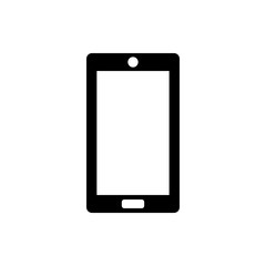 Vector image of a flat phone icon. Isolated phone on white background