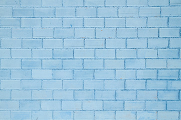 Obraz premium Blue brick wall background or texture