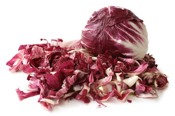 Chopped red cabbage