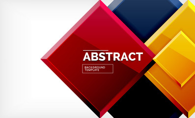 Square geometrical background