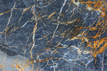 Gold patterned natural of dark gray marble pattern (Gold Russia) for design.
