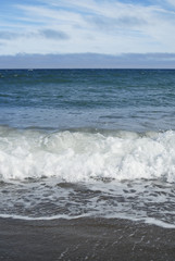 海　波　浜　空　雲　素材