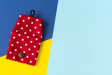 space vintage red pocket  