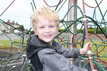 little boy at the play