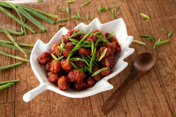 Meat with vegetables