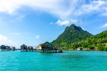 bajau traditional village