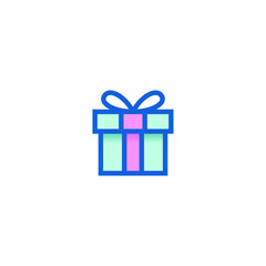 Modern Gift Icons for electronic commerce store shopping business internet company with high end look