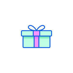 Modern Gift Icons for electronic commerce store shopping business internet company with high end look