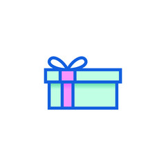 Modern Gift Icons for electronic commerce store shopping business internet company with high end look