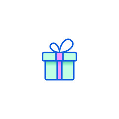 Modern Gift Icons for electronic commerce store shopping business internet company with high end look