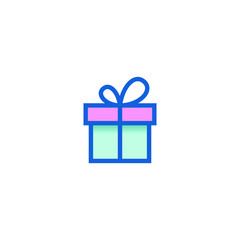 Modern Gift Icons for electronic commerce store shopping business internet company with high end look