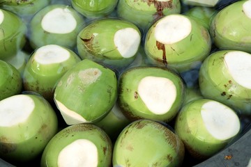 Coconut at street food