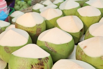 Coconut at street food