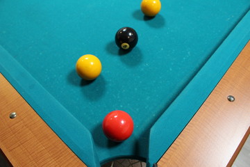 jeu de bar : billard