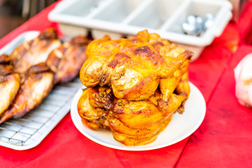 grilled chicken on plate