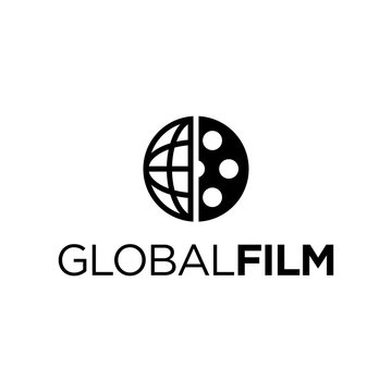 global film logo design concept