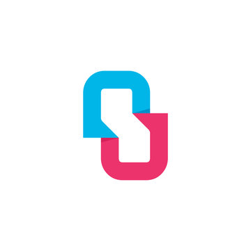 recommend clip art: letter u and n logo concept