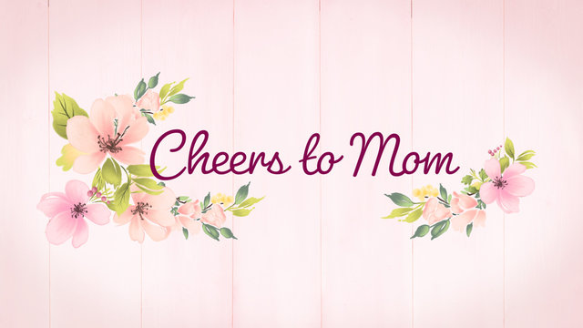 Mother's Day Floral Title