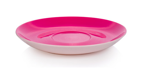 ceramic plate on white background