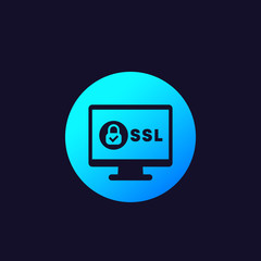 ssl secure vector icon