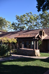 Fototapeta premium San Luis Obispo, CA. U.S.A. Dec. 5, 2017. Mission San Luis Obispo de Tolosa. Founded in 1772 by Father Junipero Serra. The fifth California mission founded by Father Junipero Serra.