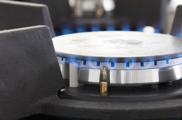 Modern stove, dutch gas