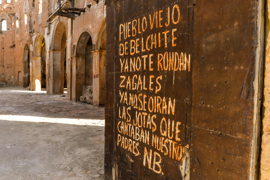 The ruins of Belchite - Spain