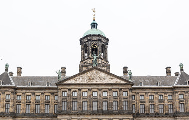 Fototapeta na wymiar Koninklijk the royal Palace of Amsterdam