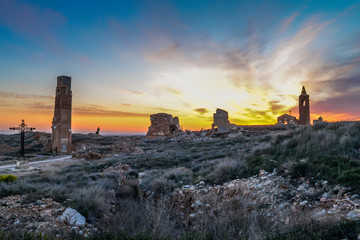 Obraz premium The ruins of Belchite - Spain