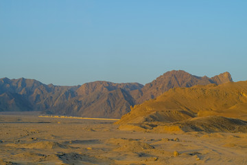 landscape of mountains