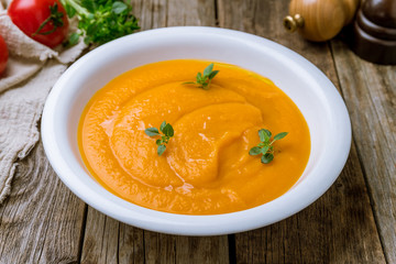 Soup cream of pumpkin