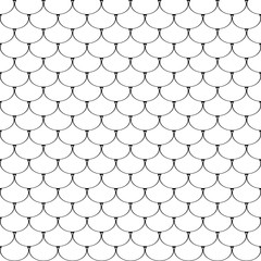 Seamless fish scale pattern. © troyka