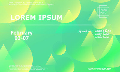 Conference invitation design template