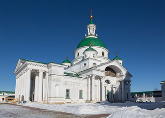 Fototapeta na wymiar Rostov Veliky. Spaso-Yakovlevsky monastery. Cathedral in honor of St. Demetrius of Rostov. Russia
