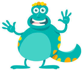 cute fantasy cartoon monster character