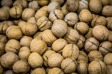 Fresh local fruits and vegetables at a Mercato Centrale market in Florence, Italy. It was opened in 1874.	