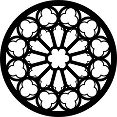 Rose Window, Grace Cathedral, San Francisco, USA