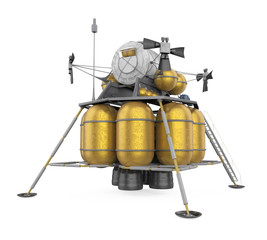 Lunar Lander Spacecraft Isolated