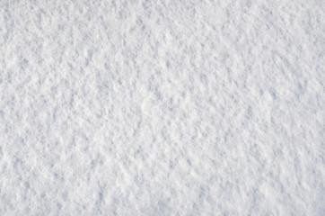 The texture of the fallen snow