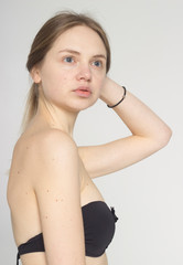 Fototapeta premium girl without makeup