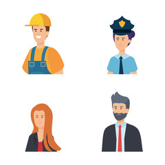 set traditional employers and professional occupation